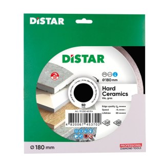 TARCZA DIAMENTOWA HARD CERAMICS 180*1.4*25.4MM DISTAR