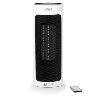 TERMOWENTYLATOR CERAMICZNY LED Z PILOTEM + TIMER 200W AD7738 ADLER