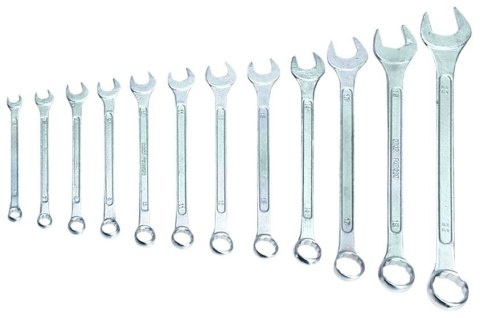 KOMPLET KLUCZY PŁASKO-OCZKOWYCH 8-SZTUK 6-19MM TOP TOOLS
