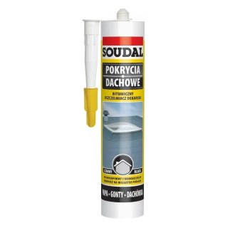 USZCZELNIACZ DEKARSKI CZARNY 280ML SOUDAL