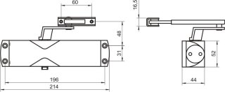 SAMOZAMYKACZ STS-1000 SREBRNY GEZE
