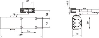 SAMOZAMYKACZ STS-1500 SREBRNY GEZE