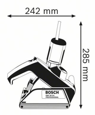 BRUZDOWNICA GNF 20CA 900W 20MM BOSCH