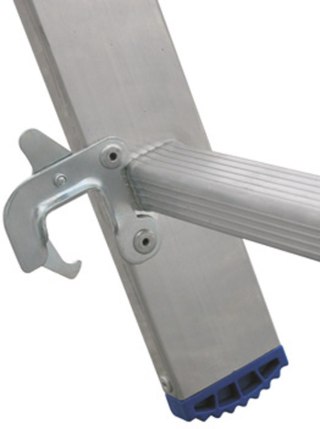 DRABINA ALUMINIOWA 2-ELEMENTOWA 421CM 9+9 SZCZEBLI DRABEX
