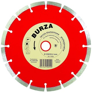 TARCZA DIAMENTOWA SEGMENTOWA BURZA 125MM IN CORPORE