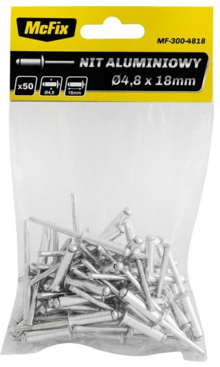 NITY ALUMINIOWE OP-50SZT 4.0*16MM MC FIX