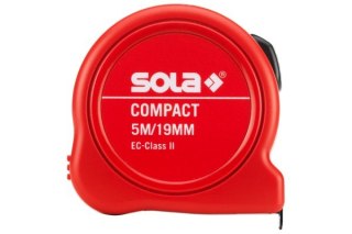 MIARA STALOWA ZWIJANA COMPACT 19MM 5M SOLA
