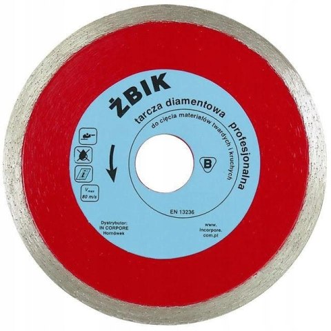 TARCZA DIAMENTOWA GŁADKA ŻBIK 230MM IN CORPORE