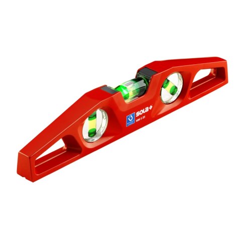 POZIOMICA WSKAŹNIK POZIOMU I PIONU MM 5 25CM SOLA
