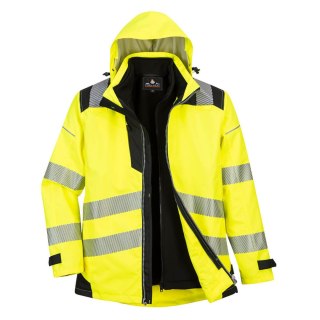 KURTKA ROBOCZA 3W1 PW365YBR ŻÓŁTA XL PORTWEST