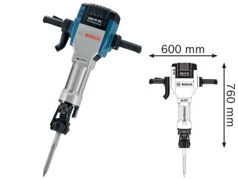 MŁOT UDAROWY KUJĄCY HEX GSH27VC 2000W HEX 28MM BOSCH