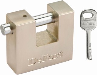 KŁÓDKA TRZPIENIOWA 3 KLUCZE 90MM DEFORT
