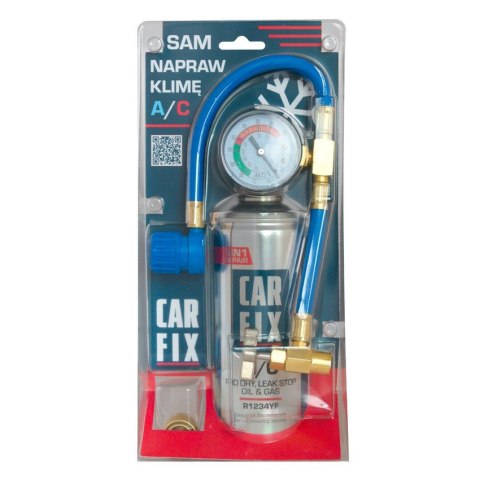 GAZ ZESTAW 5IN1 235G R1234YF AUTA PO 2017 + PRZEWÓD CIŚN. CAR FIX