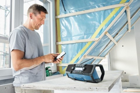 RADIO AKUMULATOROWE GPB 18V-2 C FM BLUETOOTH 0*AH BOSCH