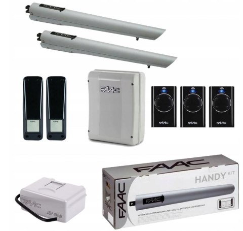 NAPĘD DO BRAM SKRZYDŁOWYCH - ZESTAW STARTOWY HANDY 24 V FAAC