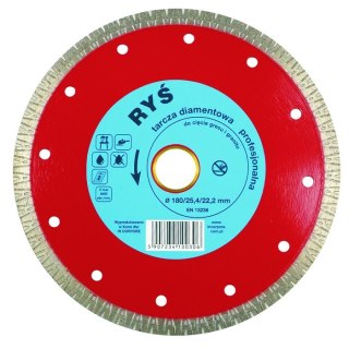 TARCZA DIAMENTOWA TURBO RYŚ 230MM IN CORPORE