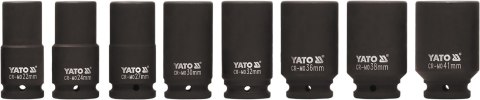 ZESTAW NASADEK UDAROWYCH DŁUGICH 3/4'' 8 SZTUK YATO