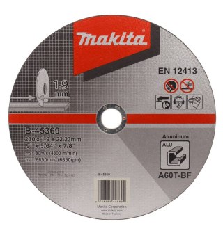 TARCZA TNACA DO ALUMINIUM 230*1,9MM MAKITA