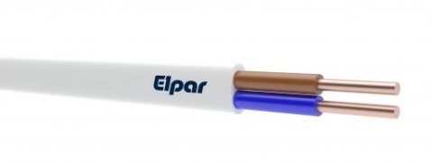PRZEWÓD YDY 2X2,5 BIAŁY 450/750V ELPAR